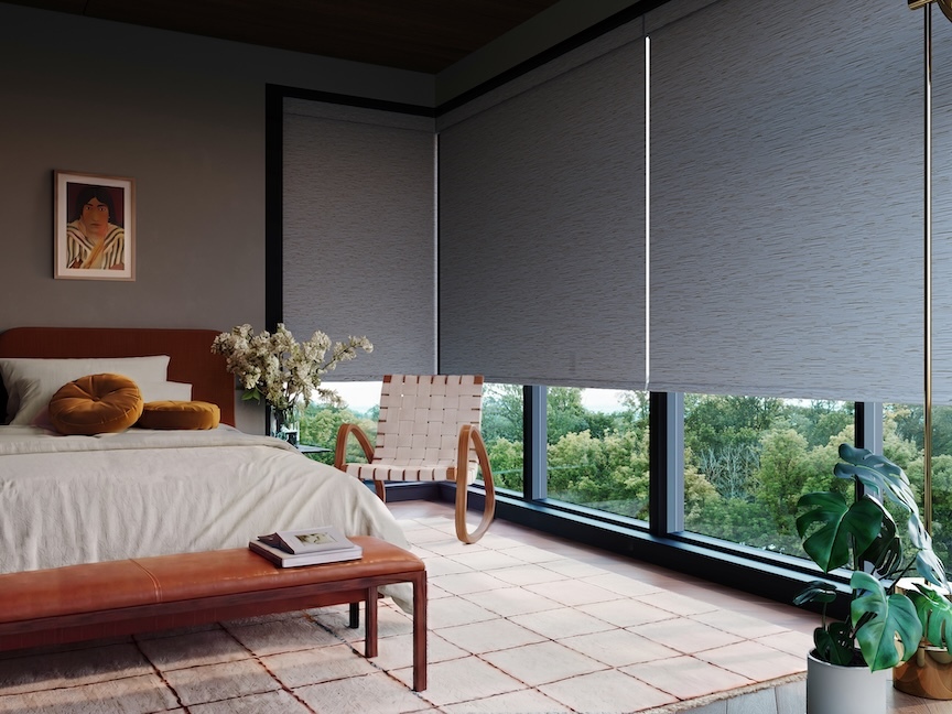 Blackout Roller Shades in Natural image